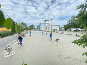 เทพื้นคอนกรีตแพรกษา