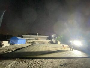 เทพื้นคอนกรีตสามพราน