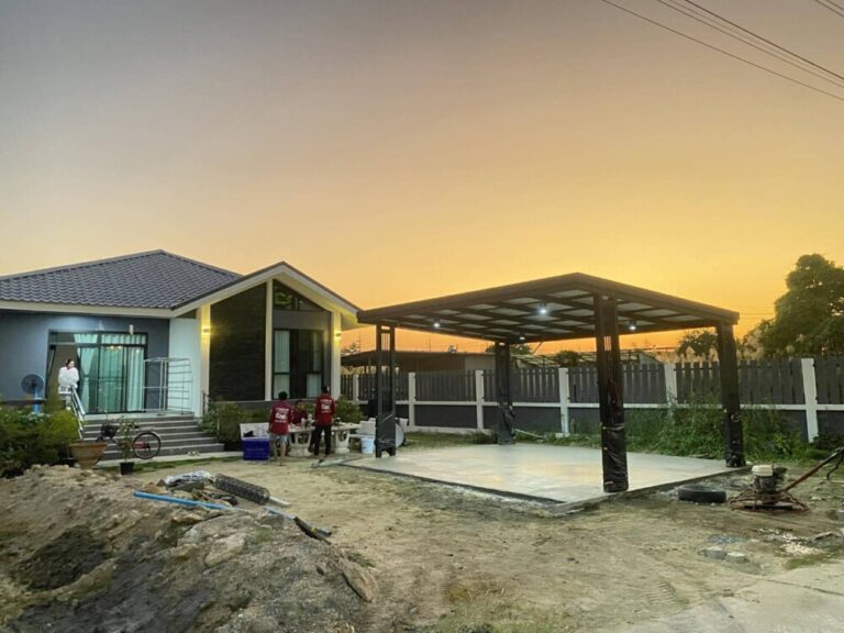 รับเทพื้นปูนบางนา