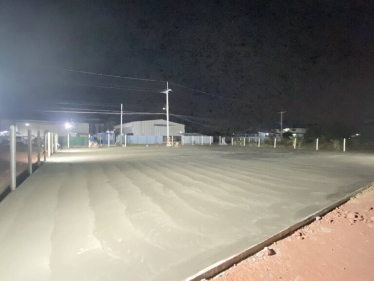 เทพื้นคอนกรีตรามอินทรา