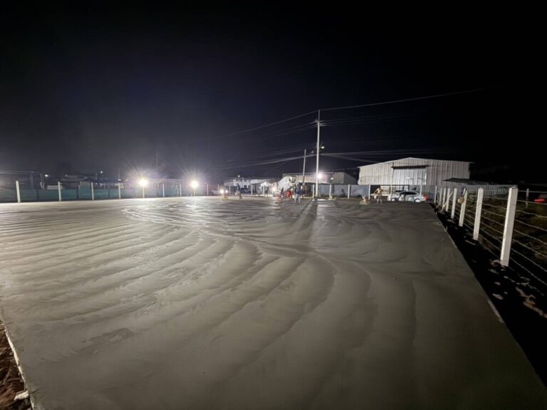 เทพื้นคอนกรีตหนองจอก