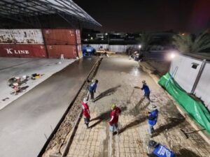 เทพื้นคอนกรีตบางนา