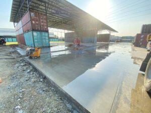 เทพื้นคอนกรีตสายไหม