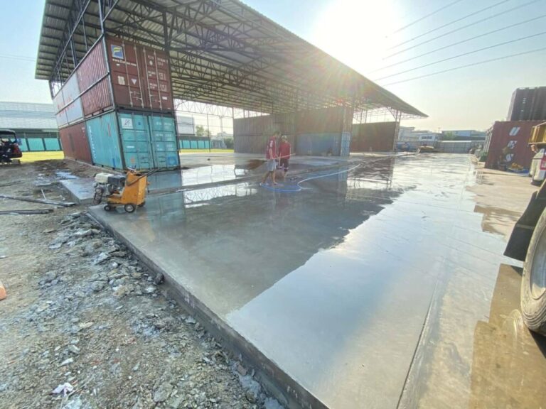 เทพื้นคอนกรีตสายไหม