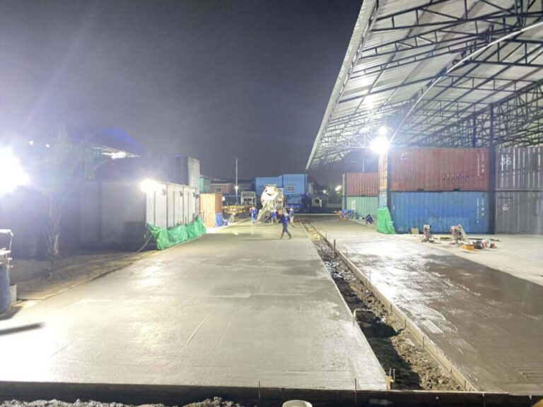 เทพื้นคอนกรีตประเวศ